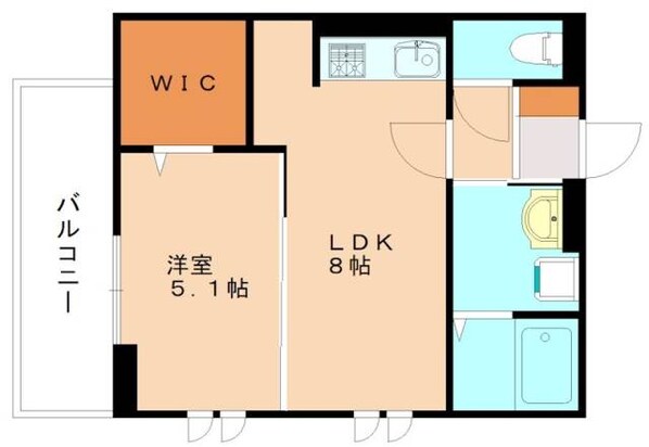 D-room樋井川3丁目の物件間取画像